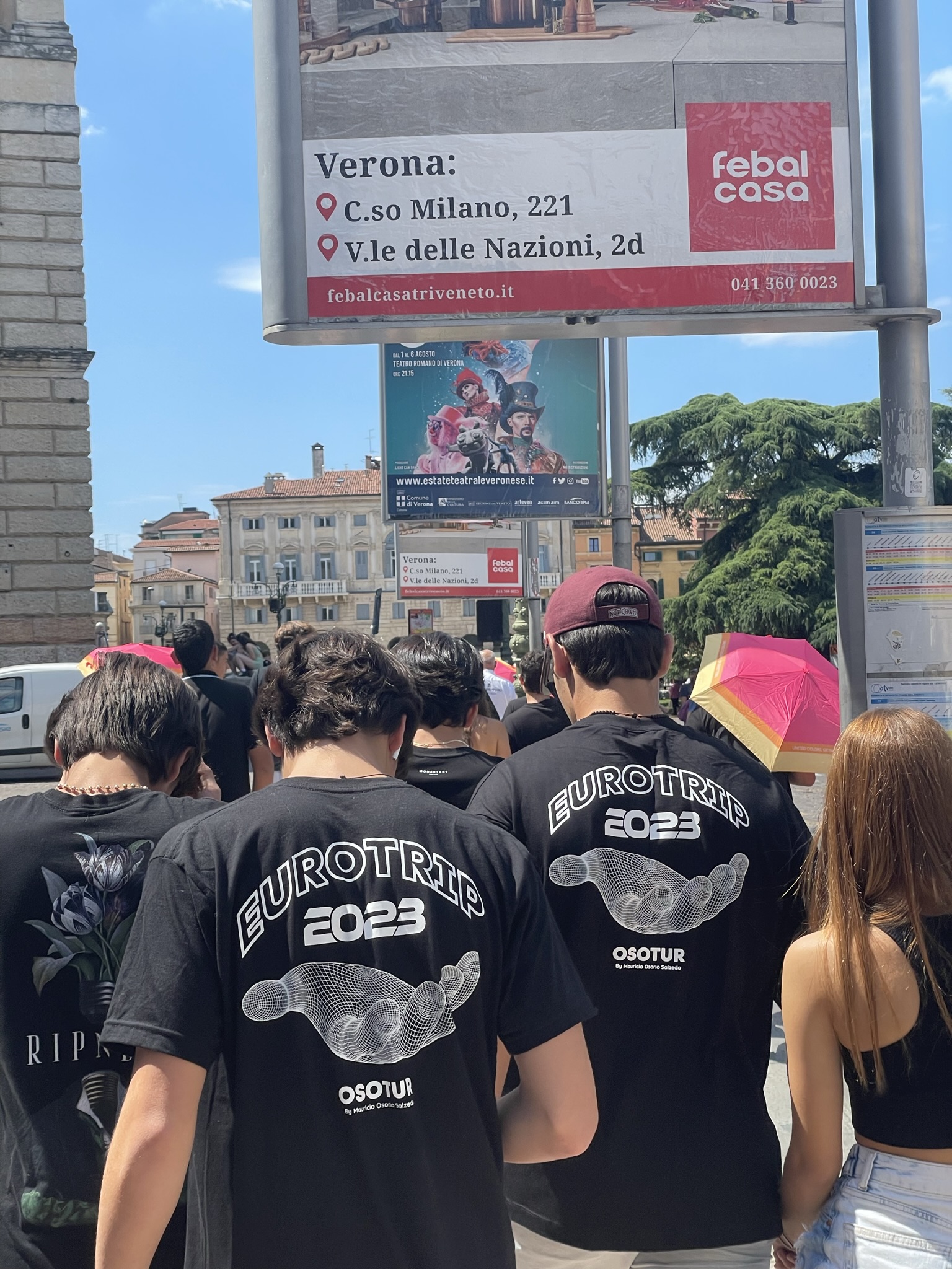 Eurotrip merch en Verona